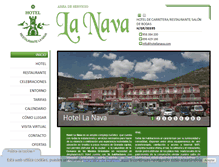 Tablet Screenshot of hotellanava.com